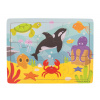 Bigjigs Toys Drevené puzzle morský svet