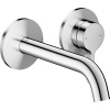 AXOR One 2-otvorová páková umývadlová batéria pod omietku, pre nástennú montáž, výtok 160 mm, chróm, 48170000