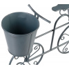 Dekorácia MagicHome Mecco, Stojan na 2 kvetináče, bicykel, 50x15x37 cm