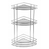 AQUALINE CHROM LINE drôtená polica rohová trojitá, chróm 37015 - Aqualine