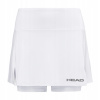 HEAD CLUB BASIC SKORT White S - Sukňa
