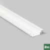 AL profil FKU12 BC / UX pre LED, bez plexi, 2m, biely lak