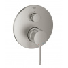GROHE ESSENCE Podomietková páková vaňová batéria s 3 cest.prepínač,Supersteel 24092DC1 GRO 24092DC1