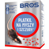 Repelent, plašič pre zvieratá - BROS VLOČKA PRE MYŠI A POKRKANY 1kg jed (Bros boli vločky na myšiach a potkanoch 1 kg jedu)