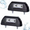 2 x LAMPA PODSVIETENIE TABUĽKY DO AUTOBUSU PRÍVESU S VODOTESNOU LED
