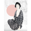 Plagát, Obraz - Elegant Japanese Kimono, Marja van den Hurk, 30 × 40 cm