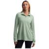 Under Armour Armour Tech Half Zip Top Womens Silicia Green 10 (S)