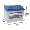 Štartovacia batéria BOSCH S4 0 092 S40 050