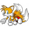 CUKROVÁ TLAČ jedlý obrázok na tortu Cukrová hmota Rozprávka Sonic Tails 2 + MENO