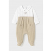 Bavlnené dupačky pre bábätká Mayoral Newborn 1704.1B.Newborn.PPYH béžová 86