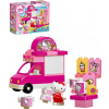 UNICO PLUS / ANDRONI GIOCATTOLI Unico Plus stavebnica Hello Kitty Vůz se zmrzlinou kompatibilná 23 dielov