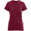 Dámske luxusné tričko s okrúhlym výstrihom HRM - bordeaux, XS