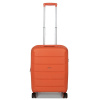 Malý kabínový kufor na kolieskach s expandérom TSA 40l Airtex 646 oranžová