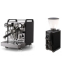 Rocket Espresso Mozzafiato FAST R, black + Stone Espresso Pebble, black