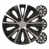 Puklice Rapide 14” čierno - strieborná sada 4ks COLOR BOX