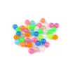 Plastové korálky svietiace v tme Ø10 mm - 20 g mix