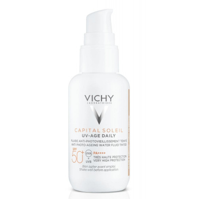 Vichy Capital Soleil UV-Age Daily Tónovaný Fluid SPF 50+ 40 ml