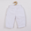 Luxusné detské zimné tepláčky New Baby Snowy collection Biela 68 (4-6m)