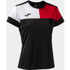 Dámske tričko JOMA Camiseta Manga Black-Red|S