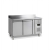 TEFCOLD Chladiaci stôl so zadným lemom | GC72 | 2 dvere, GN1/1, 1360x980 mm