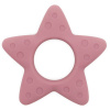 Martons hryzadlo z potravinárskeho silikónu STAR- Dark pink