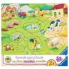 RAVENSBURGER Drevená vkladačka Zvieratká na farme (03683)