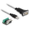 Delock USB 2.0 adaptér [1x USB 2.0 zástrčka A - 1x sériový (9 pinov)] 63465; 63465