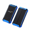 BOT Solar power bank SP5 1 panel 20000 mAh s káblami, modrý