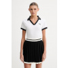 Puma polo tričko dámske bavlnené Wardrobe Essential Polo 635395 biela S