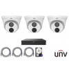 8MPx IP kamerový set UNIVIEW 3+1 (turret)