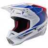 ALPINESTARS prilba S-M5 HONDA kolekcia biela/modrá/červená 2024 - 2XL
