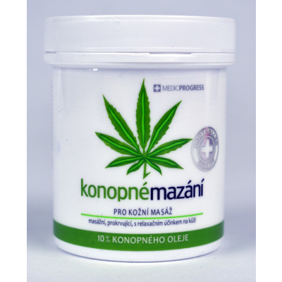 Konopné mazanie chladivé Medicprogress 250ml