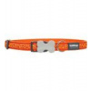 Red Dingo nylonový obojok Bedrock XS 20 32cm oranžová