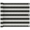 vidaXL Tieniaca plachta na balkón z HDPE, 75x600 cm, antracitová a biela - Antracitová - 110478-189281
