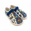 Barefoot papuče Jonap Home New Modrý komiks Veľkosť: 24, Vnútorná dĺžka topánky: 15,7 cm, Vnútorná šírka topánky: 6,5 cm