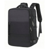 Cestovná taška čierna, polyesterová, 35 l s priehradkou na laptop