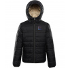 Alpine Pro Douwo Detská hrejivá obojstranná bunda KJCF336 čierna 140-146