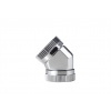 PHANTEKS Glacier Hard-Tube Adapter 2x 12mm 45-Degree - Chrome PH-A45_CR_12