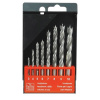Sada vrtákov do dreva EXTOL PREMIUM vrtáky do dreva, O 3-10mm, CrV, 8801221 (8801221)
