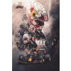 CUKROVÁ TLAČ Opłatek na Tort Cukrová hmota Max Verstappen Formula + MENO