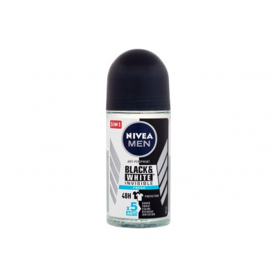 Nivea Men Invisible For Black & White Fresh (M) 50ml, Antiperspirant 48h