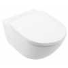 Villeroy & Boch SUBWAY 3.0 56x37 Set WC misa závesná TwistFlush+sedadlo SC s CeramicPlus 4670TSR1