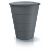 Prosperplast SMOOTH Sud na dažďovú vodu, 210l, svetlo-šedý IDSM210