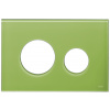 Kryt ovládacieho tlačidla Tece Loop sklo v zelenej farbe 9240685