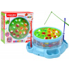mamido Hra na lovenie rybičiek s prútmi so svetlami a zvukmi modrá