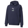 Detská Mikina PUMA ALPHA HOODIE TR B PEACOAT 84728606 – Tmavo modrá