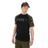 Tričko Fox Black/Camo Raglan T-Shirt Velikost M