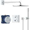 Grohe Grohtherm sprchová súprava podomietková s termostatom StarLight Chrome 34730000