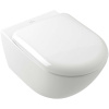 VILLEROY & BOCH Antao závesné WC s TwistFlush, s hlbokým splachovaním bez vnútorného okraja, 370 x 560 mm, biela alpská, s povrchom CeramicPlus, 4674T0R1