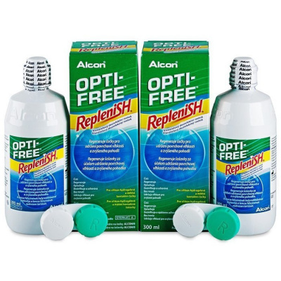 Alcon Opti-Free RepleniSH 2x300 ml s púzdry